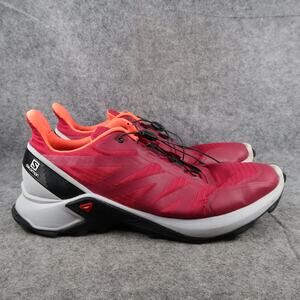 Salomon Shoes Womens 12 Athletic Trainers Super Cross Trail Running Sneaker Pink